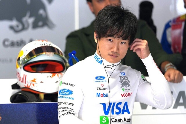 復帰3戦目となるスペインGPは不運なアクシデントに巻き込まれ、14位に終わった角田。「スタート直後に後ろからぶつけられ、レースが終わってしまった。楽しくないレースでした」とコメントしている