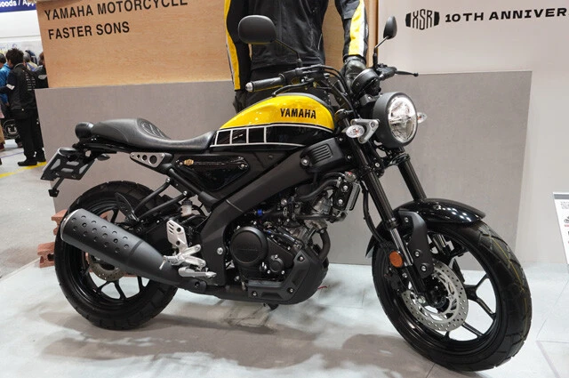 【第3位】ヤマハ　XSR155　今のところ販売は海外限定。それでもモーターサイクルショーに実車が登場した以上、国内導入が目前に迫っているのは確実か!?