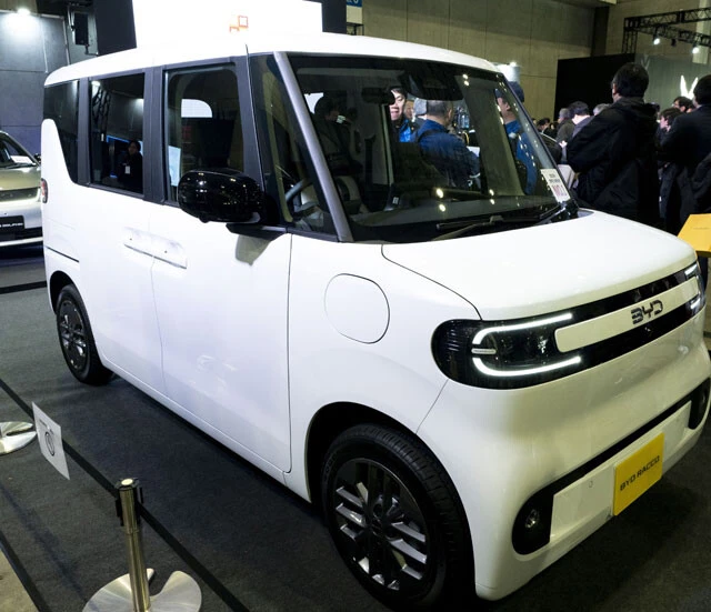 BYDが日本市場に投入する軽EV・ラッコ。7月28日に正式発表・発売される予定