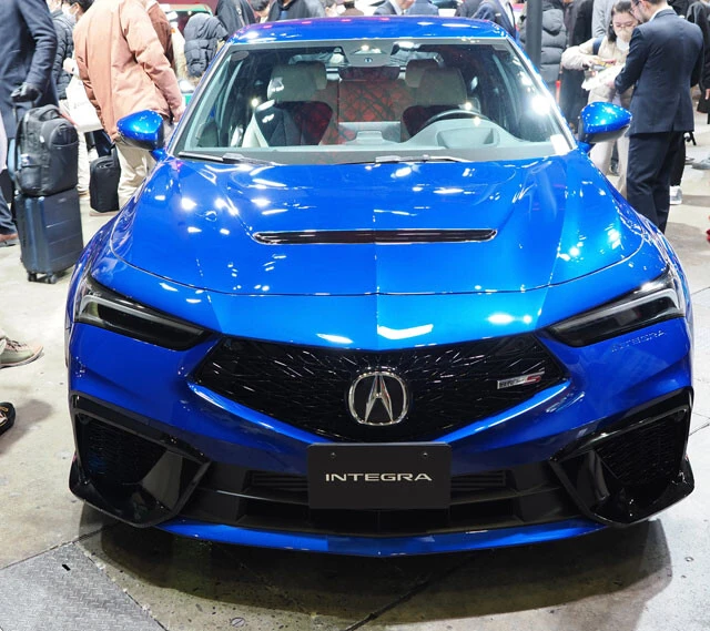 今年1月開催の東京オートサロン2026で、ホンダブースに展示されたインテグラ