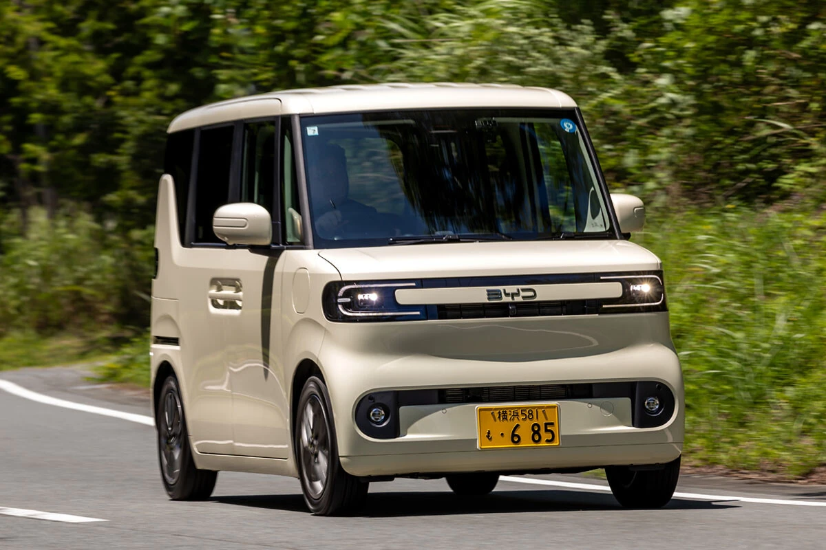 静岡県で開催された報道陣向け試乗会でBYDラッコをテスト。一般道を中心にその実力を確かめた