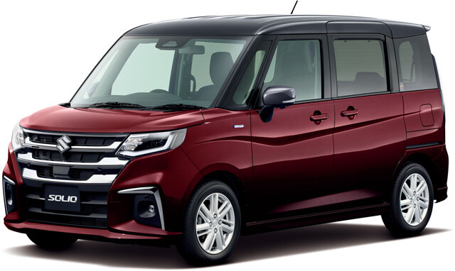 ソリオ（スズキ）　実用性に優れた隠れた人気車。2020年式の先代モデルならガソリン、HVとも予算100万円で狙える