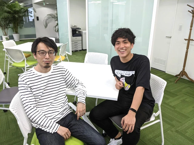 Mantra株式会社の代表取締役・石渡祥之佑氏(右)と、『Langaku』の事業責任者である山中 武氏(左)