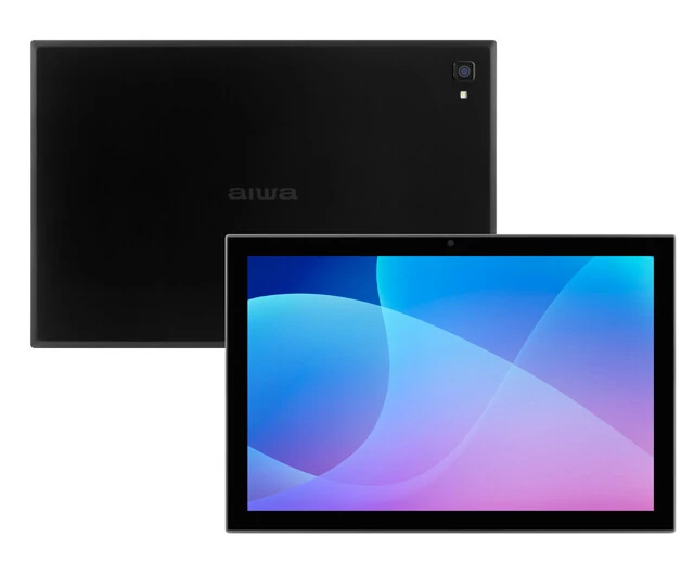 JA2-TBA1002 1万9800円 こちらは10.1インチのモデル。このサイズ感の端末は横向きにしてマンガを見開きで読むのにオススメ。本体重量約490gで長時間の閲覧でも快適です。もちろんmicroSDスロットも搭載です!