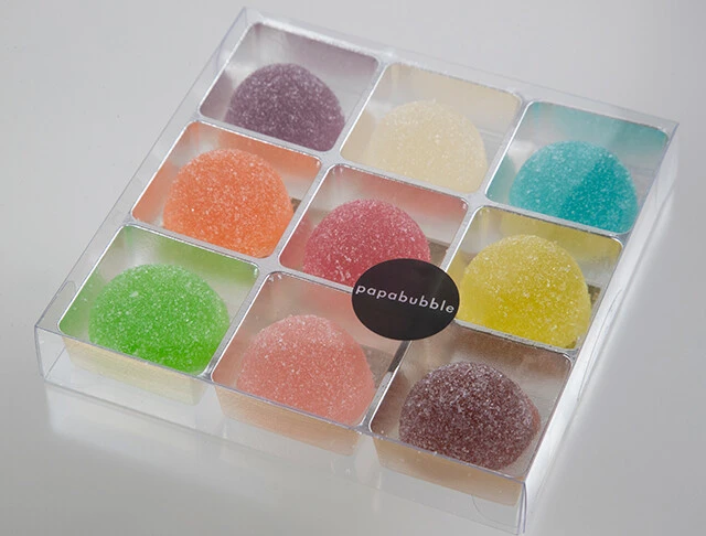 「パブレッツ」9個入り（PAPABUBBLE）1400円　スペイン発のキャンディメーカーが手がける高級グミ