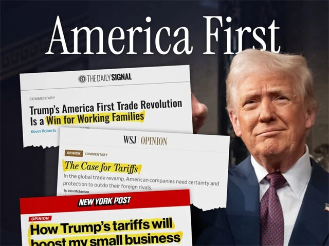 自身の関税政策を自画自賛するかのようなトランプ氏のインスタグラムの投稿