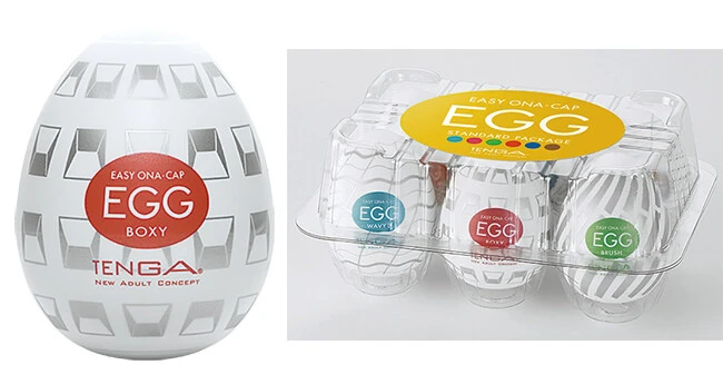 2OO8年「EGGシリーズ」よりコンパクトさを追求。超ストレッチ素材がびよーんと伸びて、どんなサイズの人にもフィット！