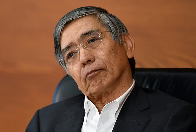 2013年に日銀総裁に就任し、大規模な金融緩和を始めた黒田東彦（はるひこ）氏。現在の長期的な円安傾向を招いた張本人でもある