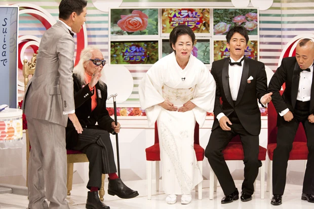 夜9時からの『バラいろダンディ』には、あの内田裕也が降臨! この並びを見ているだけでも、もう腹いっぱいになるほどオモロい