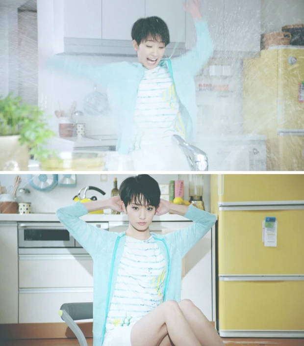 転倒中は素晴らしいリアクションを披露。そして腹筋してドヤ顔。バラエティに完全対応した剛力さんスゴすぎ!