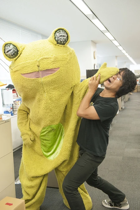 週プレNEWSの貝山弘一編集長にアクションをアピールする意図もあったのか?