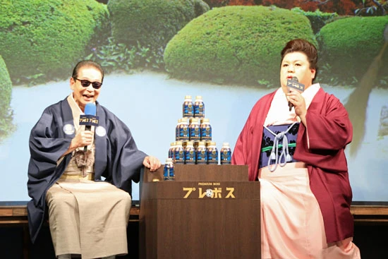 楽しそうに京都の魅力(?)について話すタモリとマツコ