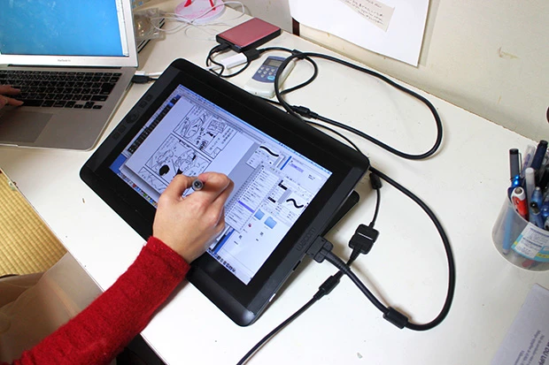 タブレットで描くようになって「背景を描きこみすぎてしまいます（苦笑）」ようになったとか