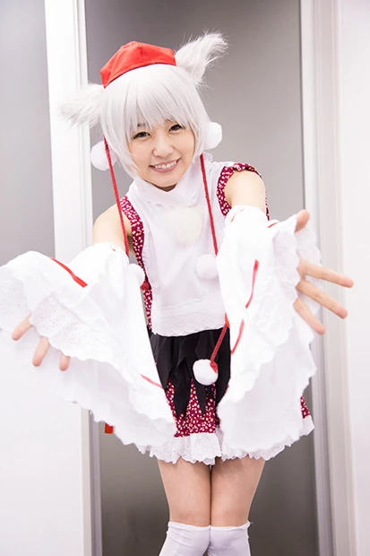 コスプレイヤー名：つぼみん（つぼみ）コスチュームの作品名：東●Ｐｒｏｊｅｃｔキャラクター名：犬●椛