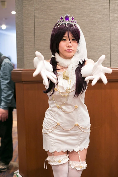 コスプレイヤー名：柚來コスチュームの作品名：ラブラ●ブ！キャラクター名：東●希Ｔｗｉｔｔｅｒアカウント：@yurai0605