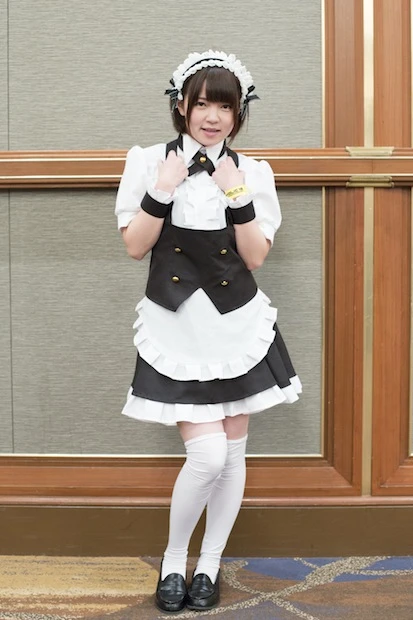 コスプレイヤー名：埴生みこコスチュームの作品名：ぱいぱんスク水メイドキャラクター名：メイドＴｗｉｔｔｅｒアカウント：@hanyumiko