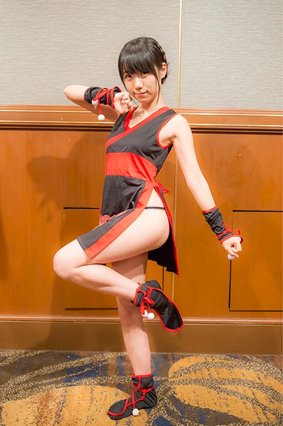 コスプレイヤー名：飯田みなみ（ごはんちゃん）コスチュームの作品名：オリジナル	キャラクター名：くのいちＴｗｉｔｔｅｒアカウント：@iidaminami