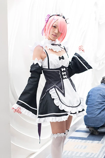 コスプレイヤー名：yukaコスチュームの作品名：Ｒｅ：ゼ●から始める異世界生活キャラクター名：ラ●Ｔｗｉｔｔｅｒアカウント：@shirotanbunbun