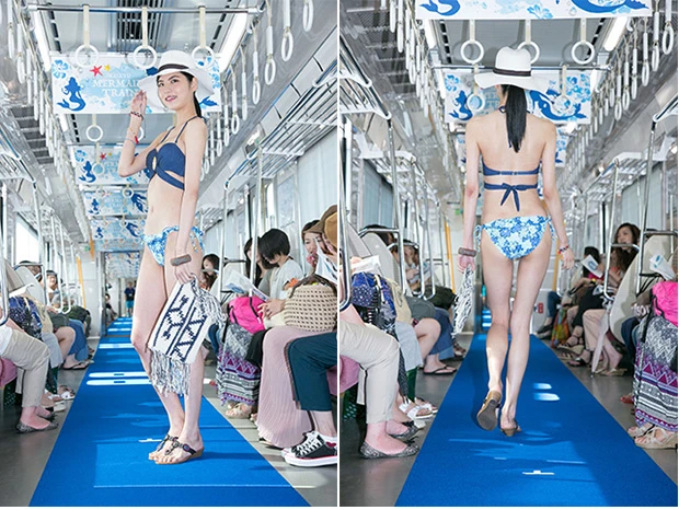 胸の下のラインが入るとなんともセクシー。モデルはhonoka