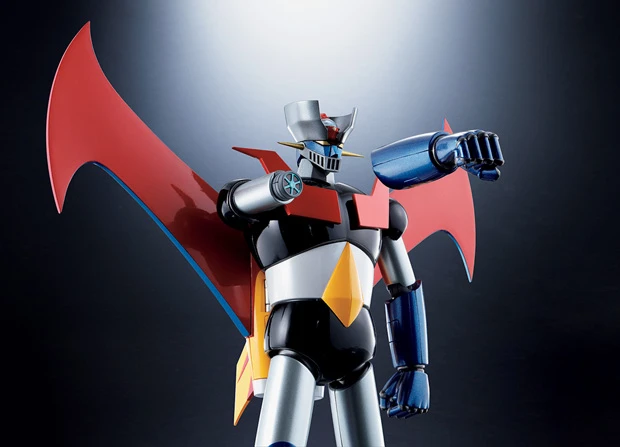 出ました、必殺のロケットパンチ! パンチを発射した後の腕の内部まで再現しつつ、ボリューム感ある拳も迫力ありすぎ!!