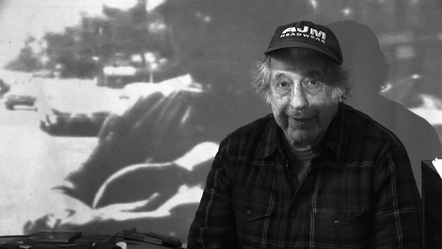 この撮影中にフランクは「こういうのは嫌いなんだ」とダメ出しをしたという Photo of Robert Frank by Lisa Rinzler,copyright Assemblage Films LLC