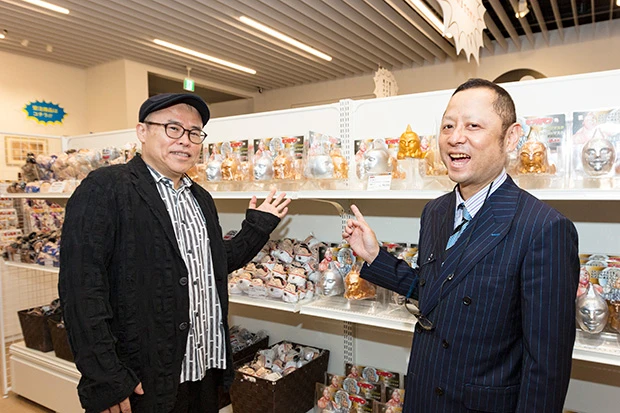 ショップ内もオリジナルのキン肉マングッズが盛りだくさん!