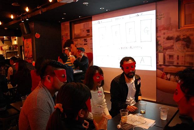 移動するごとに会話のテーマが設定されるため、どこのテーブルも会話が円滑に進み盛り上がっていた