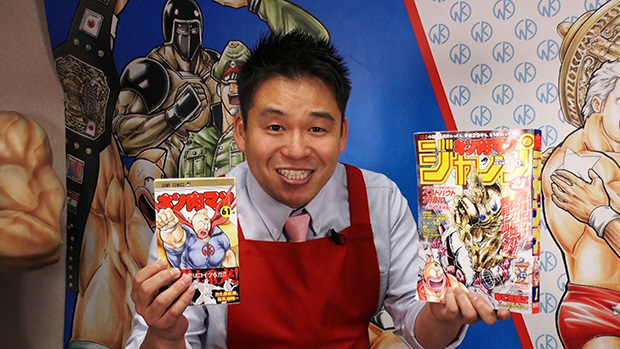 12月29日に発売する『キン肉マンジャンプ』&『キン肉マン』最新第61巻を、バラエティー番組などでもおなじみレジェンド松下氏が実演販売!?