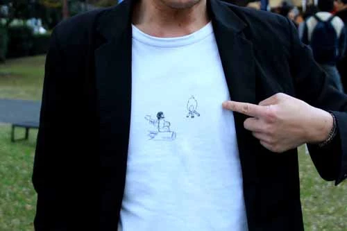 落書きのようなゆるいイラストが焚き火にぴったりだ