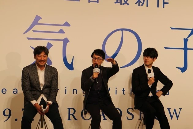 制作現場では「楽しいことはそんなにない(笑)」(新海)と苦心している様子