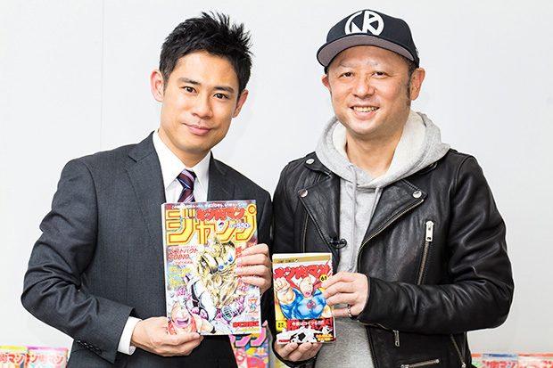 『オー・マイ・ジャンプ!』主演の伊藤淳史さんと、ゆでたまご・嶋田隆司先生