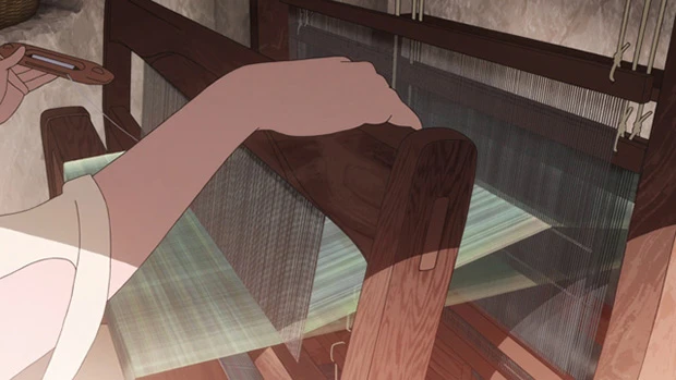 イオルフの民は、日々の出来事を「ヒビオル」と呼ばれる布に織り込みながら暮らす