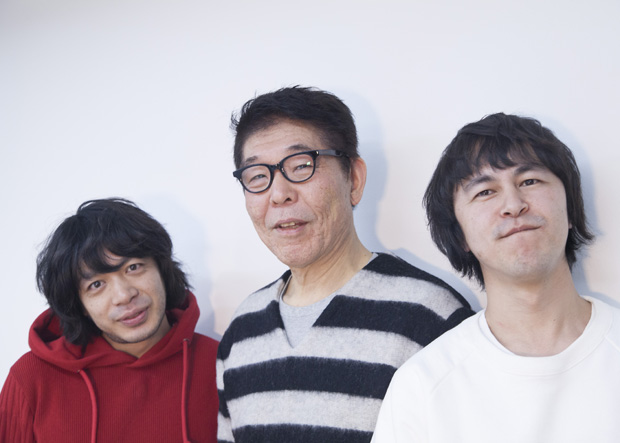 (左から)峯田和伸、末井昭、村井守が「青春」と「親友」を語る!