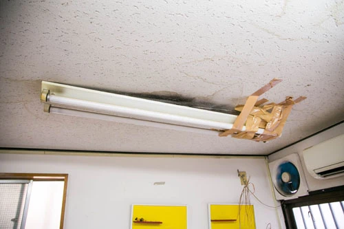 引っ越した当初から壊れていた蛍光灯。危ないとは思いつつも、このまま使っていたそう