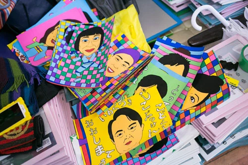 展示用のイラスト。もちろん個展では綺麗に額装されている