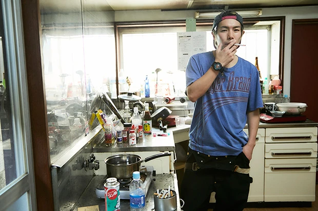 都内某所自宅のキッチン。THE・男のキッチンという佇まい