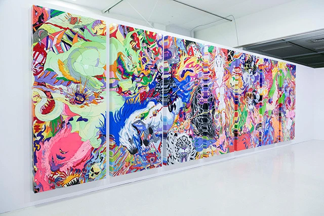 全長7メートルを超える大作も展示