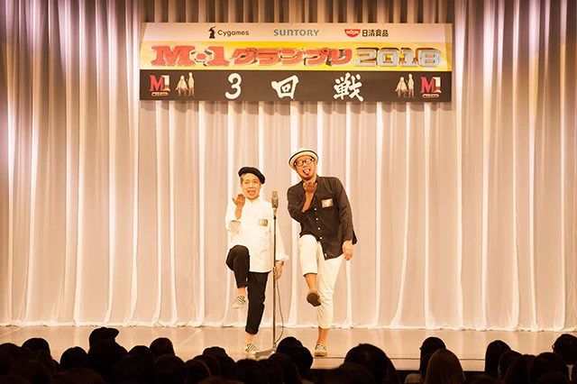 M-1グランプリ2018の3回戦の舞台に立った「漫画家」