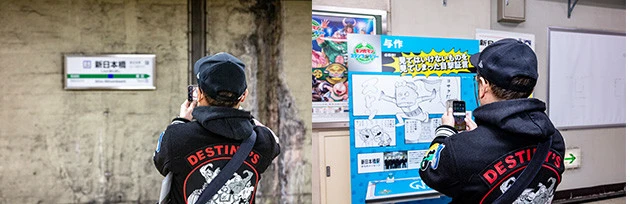 先生のスタンプラリー報告のツイッターを見ていると写真に嶋田先生の姿がない。なぜならひとりで回り、撮影をしていたから