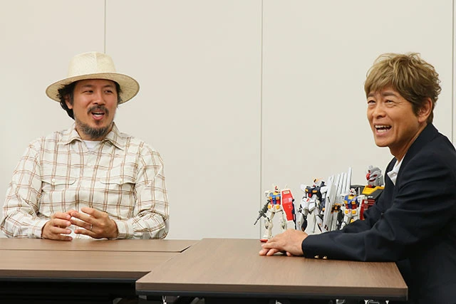 初対面のふたりだったが、常田さんはガンダムファンならではの目線で古谷さんとの対談は終始和やかに進んだ