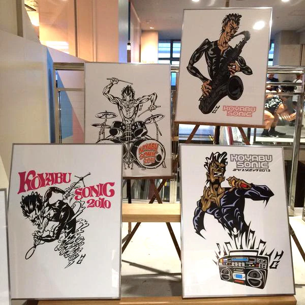 HGさんの画風はアメコミを彷彿させるタッチで、期待を裏切らない力強さ! テレビ番組のデッサン対決で、漫画家の江川達也さんに勝利したことも