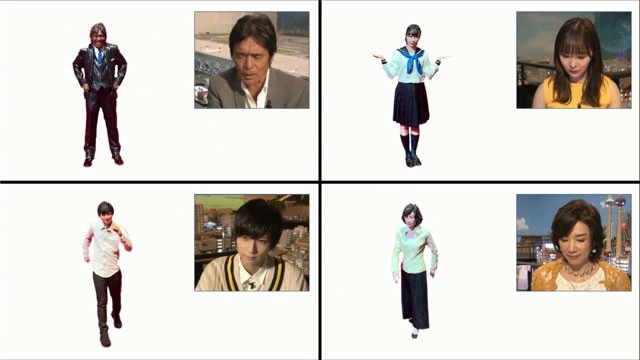 この日の舞台挨拶では、実際にアフレコする様子も公開(C)khara、(C)Naoko Takeuchi