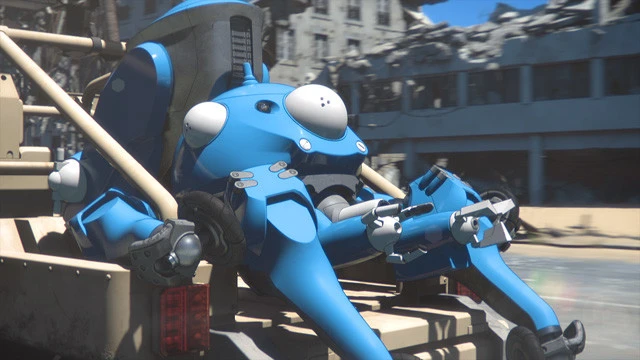 シリーズでおなじみの思考戦車「タチコマ」も健在