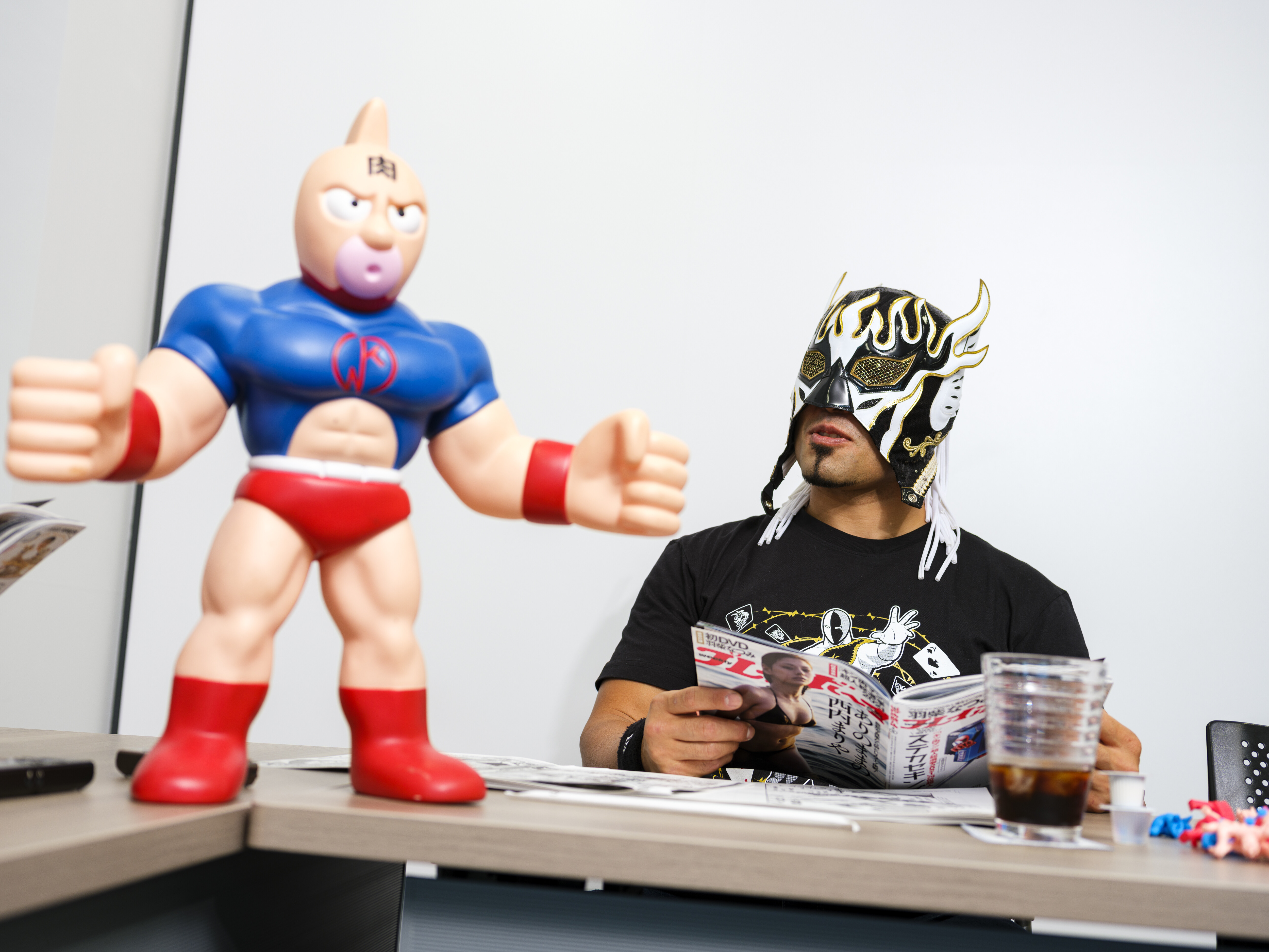 ご注文 新日本プロレス マネくま エル・デスペラード ぬいぐるみ