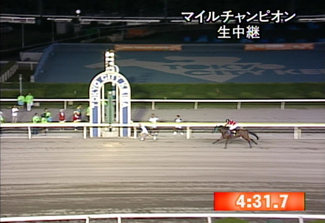 １９９９年、２０００年、２０１９年に行なわれた企画。大井競馬場の１６００ｍを人間と的場文男騎手騎乗の馬が対決。ダートコースに足を取られながらもかろうじて人間が逃げ切るという展開が多かった