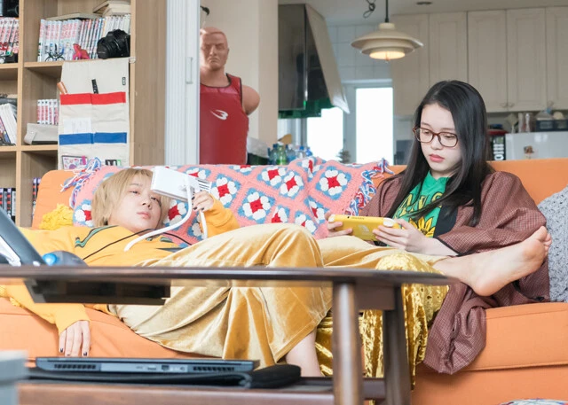 ふたりのゆるゆるとした日常生活の描写も見どころ