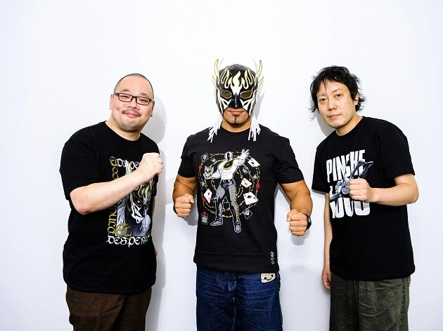 週プレ本誌で月に一度連載している「燃え殻×爪切男の先月の肉トーク！！」。新日本プロレス、エル・デスペラード選手を迎えて、本誌で入りきらなかった番外編をお届け！