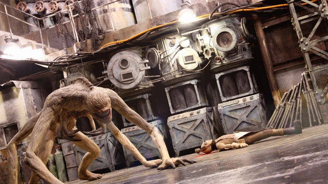 突如主人公たちの前に現れたクリーチャー「トリムティ」との大迫力の戦闘が繰り広げられるクライマックスは必見