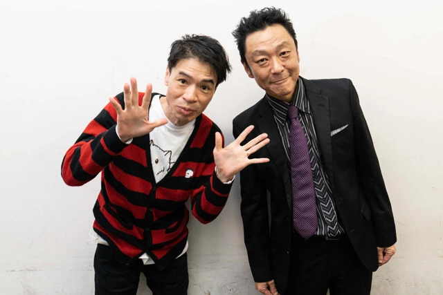 はりけ~んずの前田登(左)と新井義幸