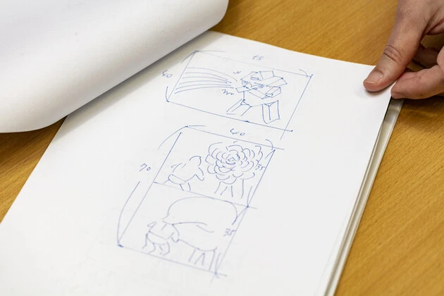 700体以上のイラストを15名ほどのイラストレーターが制作。当然、人によって違いも出てくるので、芳賀氏が細かく指定!